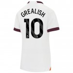 Günstige Fußballtrikots Manchester City Grealish 10 Frauens Auswärtstrikot 2023-24 Kurzarm